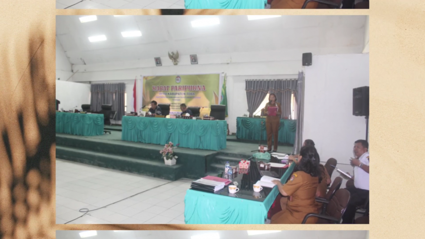 Rapat Paripurna DPRD Kabupaten Toba tentang Ranperda Pertanggungjawaban Pelaksanaan APBD Tahun Anggaran 2023 dan 2 Ranperda Lainnya Tahun 2024