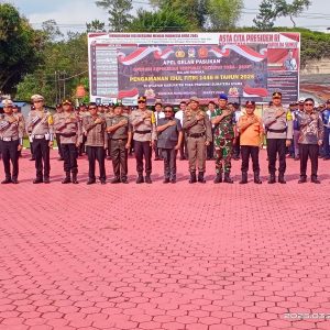 Apel Gelar Pasukan Operasi Kepolisian Terpusat “Ketupat Toba 2025” dan Grand Opening Theme Park Labersa