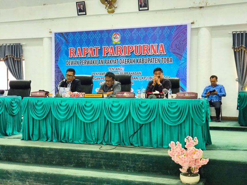DPRD Kabupaten Toba Rampungkan Pembahasan LKPJ Bupati Toba Tahun Anggaran 2024
