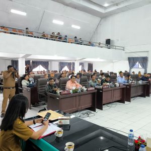 Rapat Paripurna Penyampaian Nota Pengantar Bupati tentang Pertanggungjawaban Pelaksanaan APBD Kabupaten Toba Tahun Anggaran 2024
