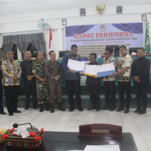 Rapat Paripurna DPRD Kabupaten Toba dalam Rangka Pembahasan dan Penetapan Ranperda tentang APBD Tahun Anggaran 2026 dan Ranperda tentang Perubahan Kedua atas Perda Kabupaten Toba Samosir Nomor 5 Tahun 2016 tentang Pembentukan Perangkat Daerah | Jumat, 28 November 2025