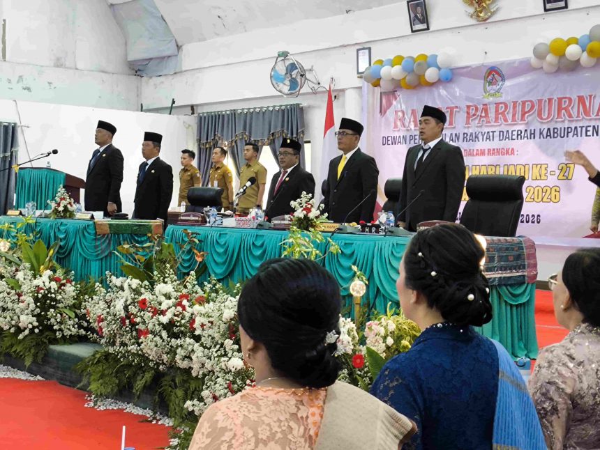 Rapat Paripurna DPRD Kabupaten Toba dalam Rangka Peringatan Hari Jadi ke-27 Kabupaten Toba Tahun 2026 | Senin, 09 Maret 2026