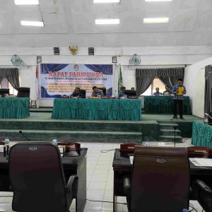 Rapat Paripurna DPRD Kabupaten Toba dalam Rangka Penyampaian Laporan Hasil Pembahasan Badan Anggaran tentang Ranperda Pertanggungjawaban Pelaksanaan APBD Pemerintah Kabupaten Toba Tahun Anggaran 2025 dan Badan Pembentukan Peraturan Daerah tentang Ranperda Perubahan atas Perda Kabupaten Toba Nomor 1 Tahun 2024 tentang Pajak dan Retribusi Daerah