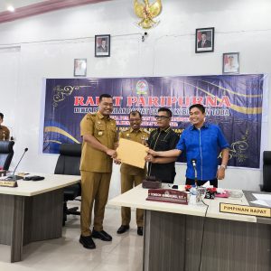 Rapat Paripurna DPRD Kabupaten Toba dalam Rangka Penyampaian Nota Pengantar Bupati Toba tentang Rancangan Perubahan KUA dan Rancangan Perubahan PPAS APBD Tahun Anggaran 2026 dan Rancangan KUA dan Rancangan PPAS APBD Tahun Anggaran 2027