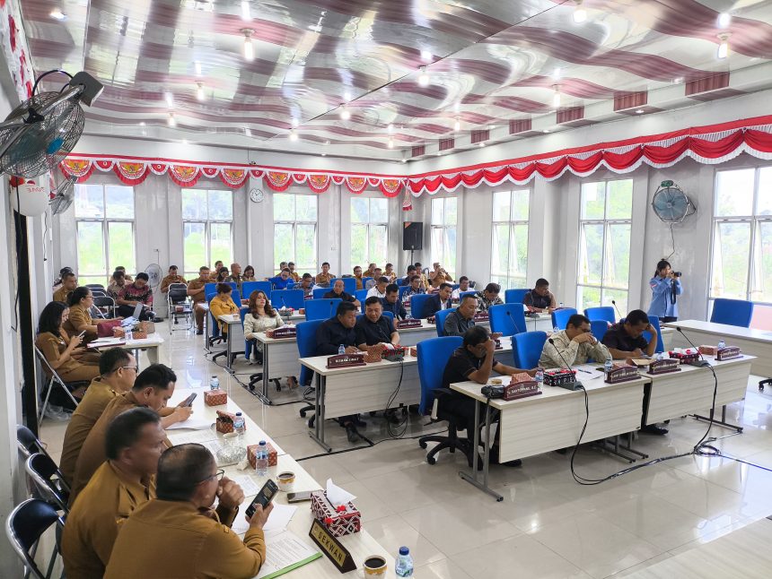 Rapat Paripurna DPRD Kabupaten Toba dalam Rangka Penyampaian Laporan Hasil Pembahasan Banggar tentang Ranperda P.APBD Tahun Anggaran 2026